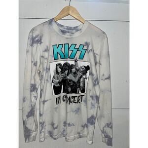 Kiss Long Sleeve Concert T-shirt Womens Mens Unisex Tie Dye Long Sleeve SM